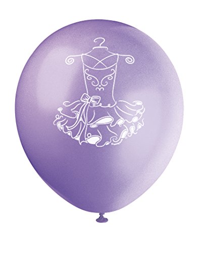 Unique-Party-83174-Article-de-Fte-Ballerine-Kit-pour-8-personnes-Rose