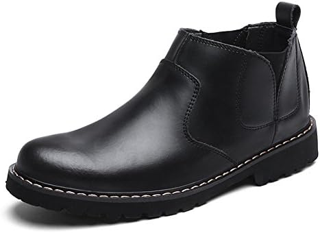 2018 Fashion Boots Mens Comfort Leather Ankle Boots Wide Fit Xmas Gifts