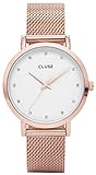 Cluse Pavane Damen-Armbanduhr 38mm Armband Edelstahl Rosarot Quarz CL18303
