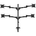 Produktbild Desk Mount Quad LCD Monitor Audio Visual Ständer & unterstützt, Desk Mount, Quad LCD Monitor, Tragkraft max: 5 kg, VESA standard: 75 x 75, 100 x 100, MSL: -
