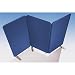 Produktbild Premium Schallschutz-Trennwand - Wandpaneel Höhe 1200 mm - Breite 1200 mm, blau - Abtrennung Akustikwand Akustikwände Paneele zur Raumtrennung Paraventsystem Paraventsysteme Raumteilung Raumtrenner Raumtrennwand Raumtrennwände Schallschutzwand
