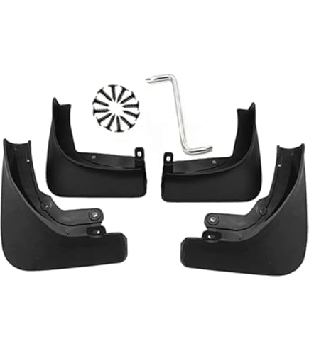 4-tlg. Schmutzfänger Set Für VW Caddy Maxi 2015-2024 - Kotflügelschutz PP/ABS