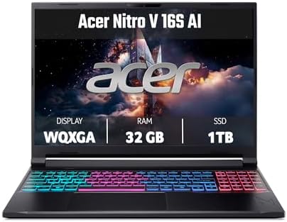 Acer Nitro V 16S AI ANV16S-61-R84N Notebook Gaming 16" WUXGA IPS 180 Hz