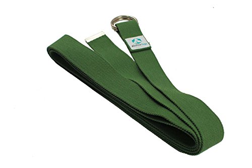 Yogagurt »Madira« / Yoga-Belt Gurt 100% Baumwolle mit stabilem Metall-Ring-Verschluss / 250 x 3,8cm / in verschiedenen Farben erhältlich - 5