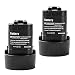 Produktbild 2 Stück Boetpcr 10,8V 2,0Ah Li-Ion Für Makita Akku BL1013 BL1014 194550-6 194551-4 195332-9 DF030D DF330D TD090D