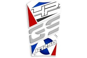 AZGRAPHISHOP Protège-réservoir Tankpad résine 3D compatible avec BMW R 1250 GS ADV Logo Style GP-668 (HP)