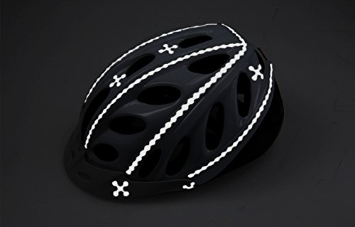 RydeSafe Hexagon Kit Small (schwarz) – Reflektierende Aufkleber fürs Fahrrad - 4