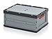 Produktbild Faltbox Klappbox aus Kunststoff 60x40x27 cm mit Deckel