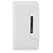 Produktbild Saxonia. Kunstleder Flip Case Tasche für Samsung Galaxy S4 (GT-i9500 i9505 LTE) Schutzhülle Smart-Cover mit Kartenfächer (Kartenfach) | Farbe Weiß