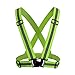 Produktbild Reflektierende Sicherheitsweste Hohe Sichtbarkeit Reflektor Streifen Leicht Taille Gürtel verstellbar für Outdoor Joggen, Radfahren, Motorrad Reiten, Wandern, Arbeit, Walking