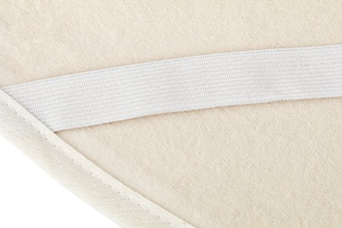 MOON-clean Molton Matratzenauflage Matratzenschutz mit Eckgummis 95° waschbar, made in Germany (120×200) - 2