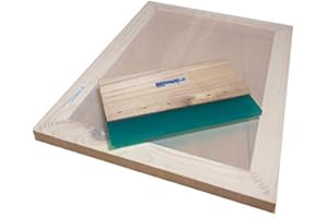 Hunt The Moon Screen Printing Frame and Squeegee Kit, Wooden, Large A3 43t