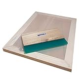 serigrafia en madera Limpiacristales de madera de 30,5 cm.
