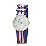 Herren Armbanduhr ALIKEEY  Einfache dünne Streifen-Mann-Uhr-analoge Quarz-Mode-Armbanduhr BU Quarzuhr Männer Edelstahl Mesh Business Fashion Armbanduhr Mann Runde