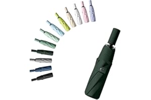 erised's bifrost Portátil Paraguas plegable de viaje Mango de apertura/cierre automático Capa de revestimiento/Protección UV anti UPF 50 99,9% compacto Paraguas de golf Hombres Mujeres Niños