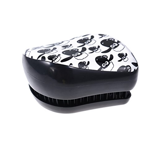 Well-Goal 1pcs Compact Styler Hair Brush,Brown