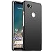 Produktbild ORNARTO Google Pixel 2 XL Hülle ,Pixel 2XL Ultra Dünn Schlank Stoßfest, Anti-Scratch FeinMatt Einfach Handyhülle Abdeckung Stoßstange Hardcase für Google Pixel2 XL(2017) Schwarz