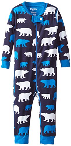 Hatley Baby-Boys Infant Sleepy Romper Polar Bears Pyjama Set, Blue, 9-12 Months (Manufacturer Size:6-12 Months)