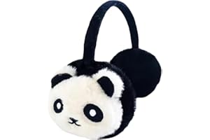SJTJSPX Cache-oreilles Enfant Couvre Oreilles Réglables Cache Oreilles Peluche Fille Garçon Panda Animal Mignon Chauffe-oreilles Hiver Chaud Earmuffs Protecteurs d'oreilles Ski Oreille Manchons