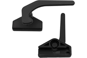 PRO-STYLING DESIGN FOR PERFECTION Maniglia da finestra per roulotte e caravan, in polyplastic, modello a inserimento, colore nero