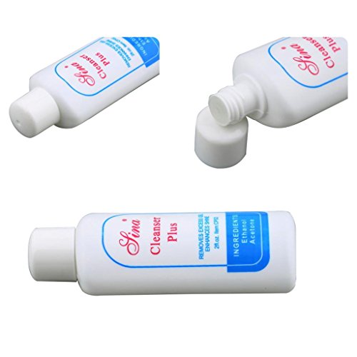 1PCS Nail Art Acrylic UV Gel Remover Tip Cleaner Plus 60ml