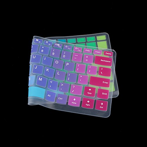 MagiDeal Wasserfest Tastatur Schutzhülle Silikon Abdeckung Schutz Film Staubschutz Haut für Lenovo 310S Keyboard – Als Bild Stil 4 - 5