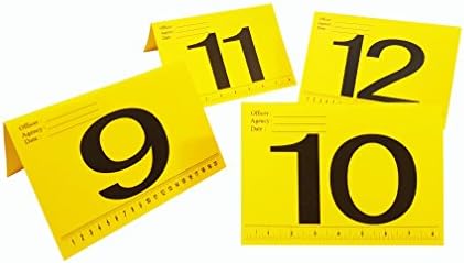 9 to 12 Graduated Photo Evidence Frames, Tents, Markers (15cm x 21cm )