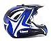 Produktbild HD803 De La Moto De Motocross Casco * ECE 2205 APROBADO * Ruta Legal Offroad-Helm, Blau-M