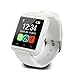 Produktbild HHJEKLL Intelligente Uhr Smart Bluetooth Armbanduhr Fashion Smartwatch U Watch Für iPhone Android, Weiß