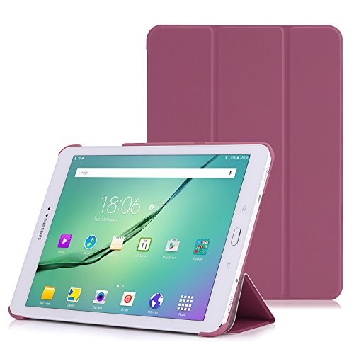 MoKo Samsung Galaxy Tab S2 9.7 Hülle - Ultra Slim PU Leder Tasche Schutzhülle Schale Smart Case Cover mit Auto Sleep/Wake up Funktion und Standfunktion für Galaxy Tab S2 9.7" Tablet-PC, Violett