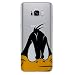 Produktbild Looney Tunes Telefon Hülle/Case für Samsung Galaxy S8 Plus (G955) mit Displayschutzfolie/Silikon Weiches Gel/TPU / iCHOOSE/Daffy Duck