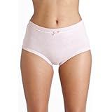 Camille mujer señoras 3 pares 100% algodón rosa comodidad briefs 40/42