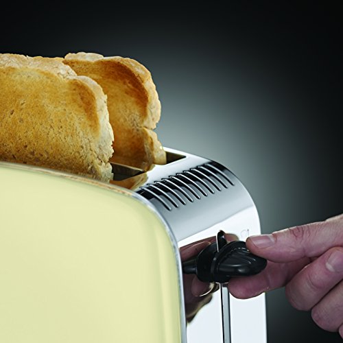Russell Hobbs 23334-56 Colours Plus+ Classic Cream Toaster, 6 einstellbare Bräunungsstufen, 2 extra breite Toastschlitze, creme - 3