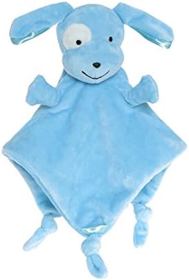 Wingingkids Baby Comforters Security Blanket for Baby Soft Blanket Toys Blue Puppy