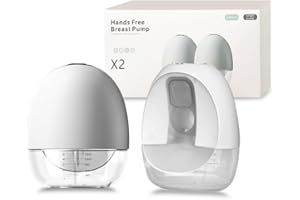 SVQ TECHNOLOGY Sacaleches electricos - Extractor de Leche Materna Manual Portatil - PACK 2 UNIDADES - Manos Libres - Medela Elvie