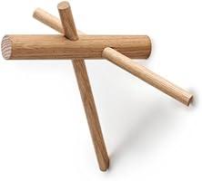 Ganci appendiabiti, borse o altro, set da 2, colore natural