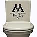 Produktbild Vkospy DIY Ministry of Magic This Way Vinyl Sticker Toilet Seat Wall Decals Home Decor
