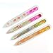 Pinzhi® 4pcs Multicolor Crystal Glass Professional Nail Art Files Manicure Pedicure Beauty Tool Kit(Random Color)
