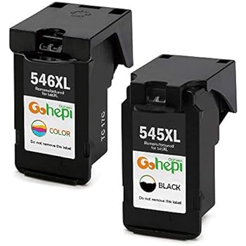 Gohepi Replacement for Canon PG-545XL CL-546XL Ink Cartridges PG545 CL546 Compatible for Canon 