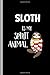 Produktbild Sloth Is My Spirit Animal: Sketch Paper Composition Notebook - Blank Book For Drawing, Sketching, Doodling - Funny Saying Typography Journal