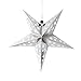 Produktbild Romantische Weihnachten String Hanging Charm Star Party Dekoration Weihnachtsbaum Ornament Weihnachtsstern Fünf - Stern Dekoratives Zubehör Atrium Decke Ornamente Fenster Papier Stereo Gurt 30cm HKFV (Splitter)