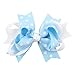 10pc White Dot Boutique Windmill Style Hair Bows Girls Baby Alligator Clip Grosgrain Ribbon Headbands