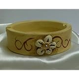 Aschenbecher Blumen und Kristalle Keramik Linie.