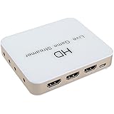 Elikliv Game Capture Box，HD Video und Audio Recorder Capture für Xbox PS3 PS4 DVD Video