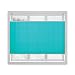Produktbild casa pura® Plissee Rollo | mit eleganter Crushed Optik | Klemmfix ohne Bohren | lichtdurchlässig & blickdicht | petrolblau | 24 Größen (90x150cm)