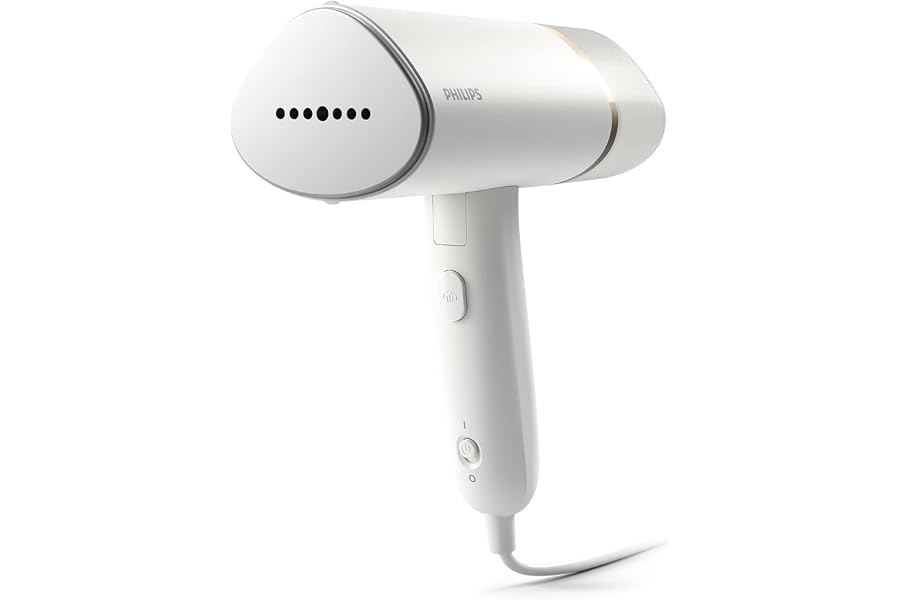 Philips Serie 3000 Stiratrice verticale a vapore - 1000 W, 20 g/min di vapore, serbatoio dell'acqua estraibile da 120 ml, pia