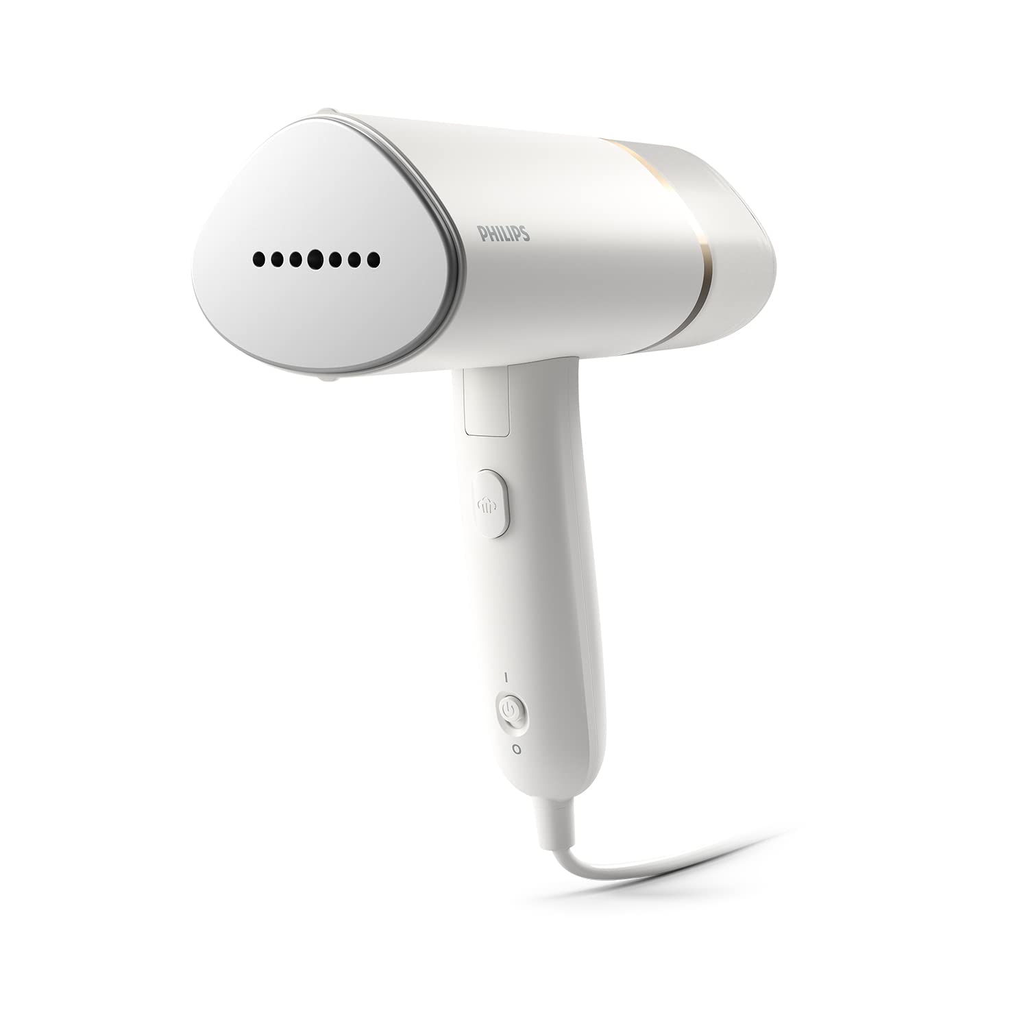 Philips Serie 3000 Stiratrice verticale a vapore - 1000 W, 20 g/min di vapore, serbatoio dell'acqua estraibile da 120 ml, piastra riscaldata, bianco (STH3020/10)