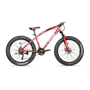 Viva Muscle VB-9561 26x4.0 21-Speed Dual Disc Fat Bike for Boys & Girls
