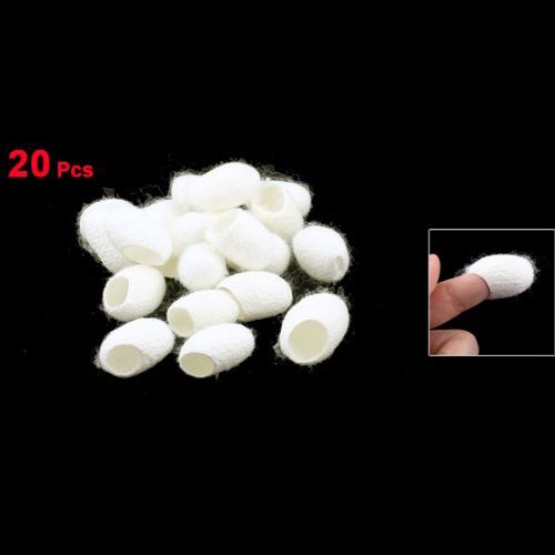 20 Pcs Beauty Care Tool White Natural Silkworm Cocoon Facial Cleanser Balls