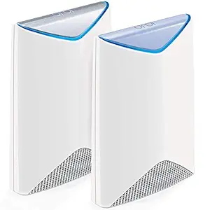 NETGEAR Orbi Pro Tri-Band Mesh WiFi System (SRK60) - Router & Extender Replacement Covers up to 5,000 sq. ft, 2 Pack, 3Gbps Speed Router & 1 Satellite
